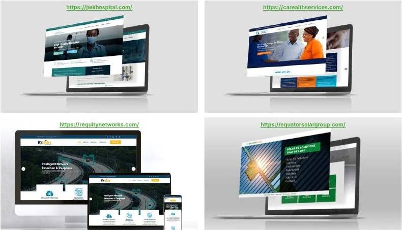 Websites designed by Samwell Studios